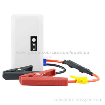 20,000mAh Car Jump Starter for 12V Vehicles, Charger for Mobile Phones, iPad and Laptops